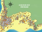 Koh Rok Hin Ngam Dive Site Map