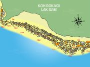 Koh Rok Lak Siam Dive Site Map